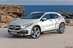 奔驰新一代GLA假想图曝光 MFA2平台打造