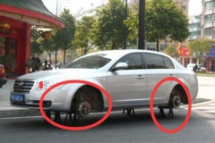 车位被占 只一招就能让车主乖乖回来！