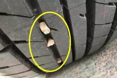 轮胎里的小石头到底扣不扣？对行车有影响？