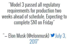 特斯拉Model 3有哪些消息，老板亲自爆料
