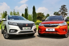 15万纯电动SUV全能PK 荣威ERX5对宋EV300