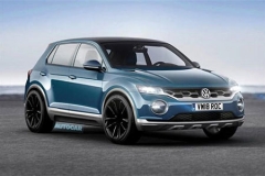 大众小型SUV T-Roc R假想图曝光 出自MQB平台