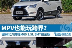 新车图解:北汽威旺M60 MPV也玩跨界？