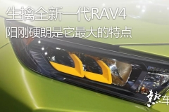 生擒全新一代RAV4，阳刚硬朗是它最大的特点