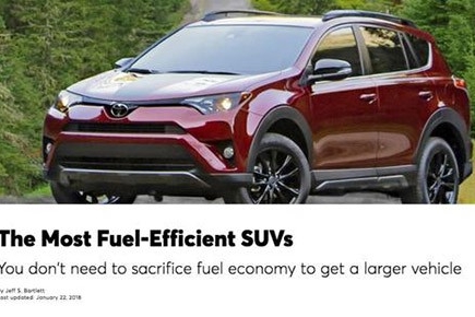 全球最省油的十款SUV，它居然上榜了！