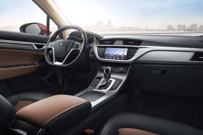 2018款帝豪GS内饰官图曝光 或4月正式上市