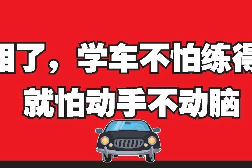真相了，学车不怕练得少，就怕动手不动脑！