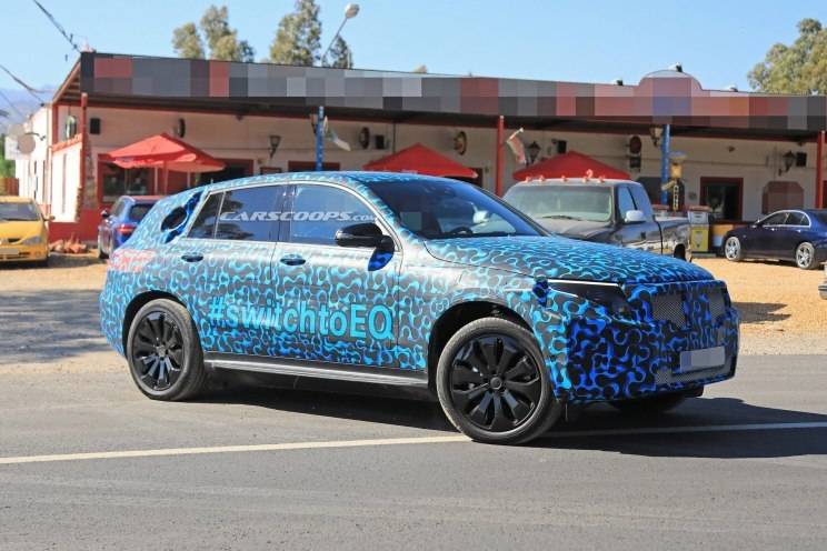 奔驰电动SUV EQC最新谍照曝光 将于2019年年初上市