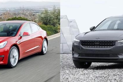 欧美纯电双雄对决！Polestar 2对比Model 3，谁能引领新时代？