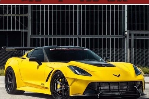 装上宽体套件的雪佛兰科尔维特C7 Z06，当起最帅美国国宝！