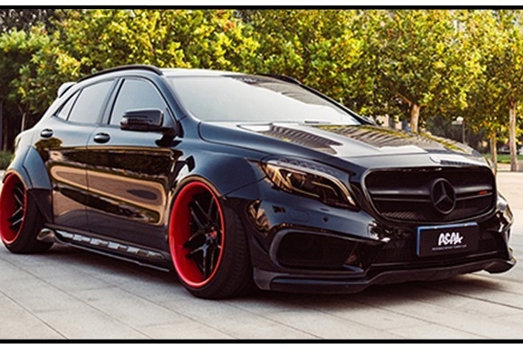 花40万买了辆奔驰SUV，却用20万将其改成宽体