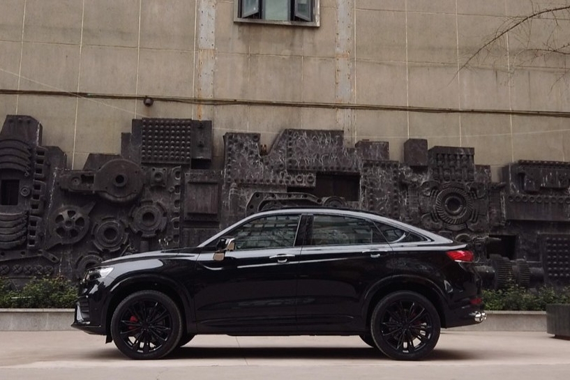 颜值即将突破天际 吉利Coupe SUV星越实拍