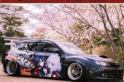 斯巴鲁“豹子“玩起姿态痛车风格，这种改装方式也别有一番风味！