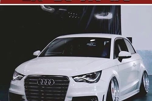 奥迪A1混搭古董保时捷轮毂，玩起低趴姿态一样吸睛！