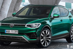 追赶轿跑SUV新浪潮 下一代途观Coupe车型渲染图曝光