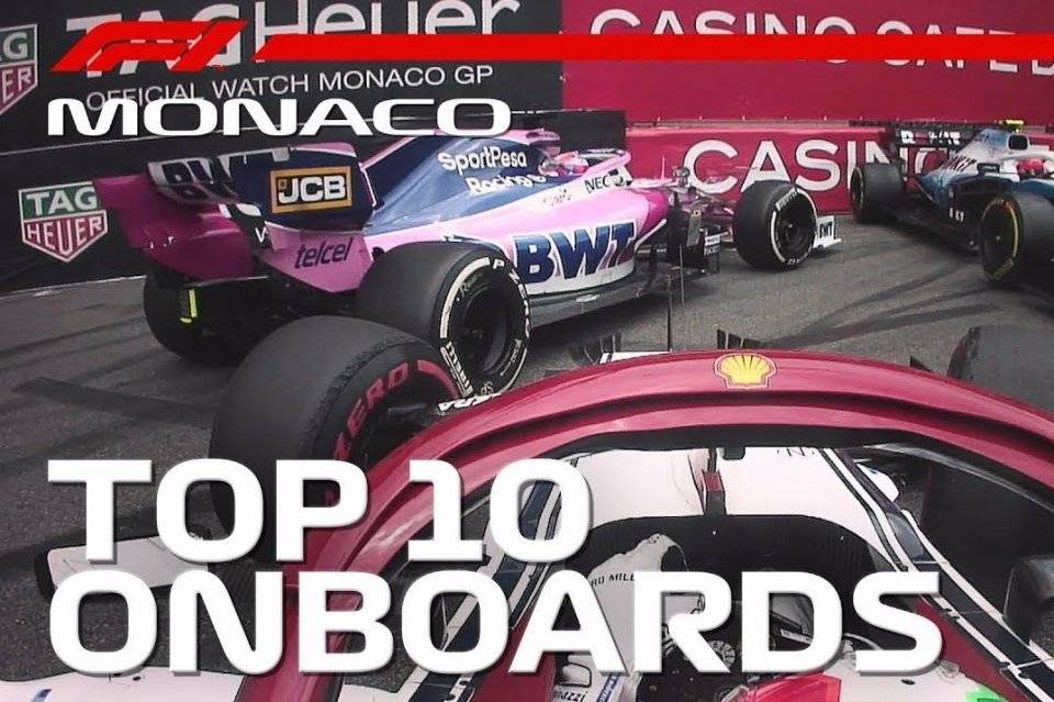 2019 摩纳哥大奖赛车载视角精华