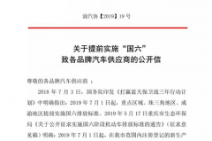 “国六”政策逼近 重庆汽协呼吁厂商、经销商共进退