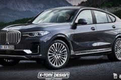 暴力的大型豪华轿跑SUV 宝马X8 M渲染图曝光