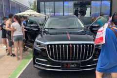 红旗HS7到店，目前没有试驾车，气势磅礴不输霸道！