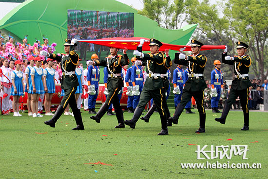 唐山世园会开幕式紧凑精彩 唐山元素大放异彩