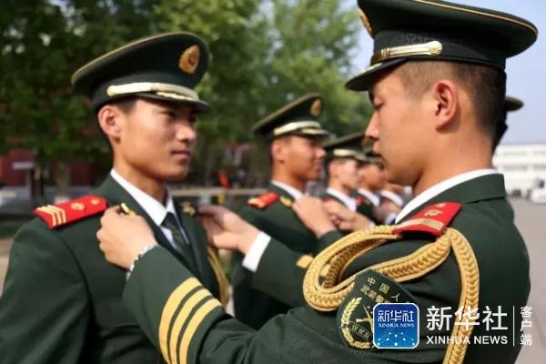 武警仪仗队臂章。