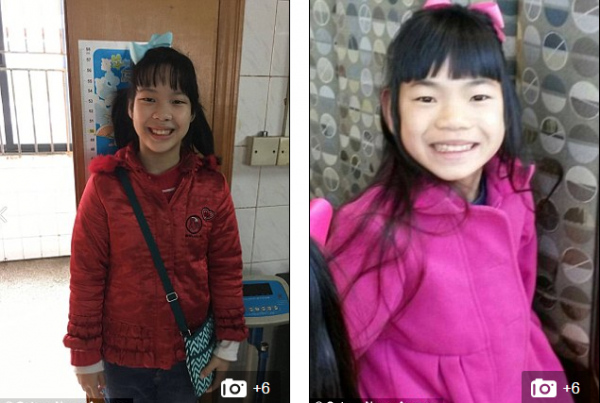中国姐妹（图片来源于《每日邮报》网站）