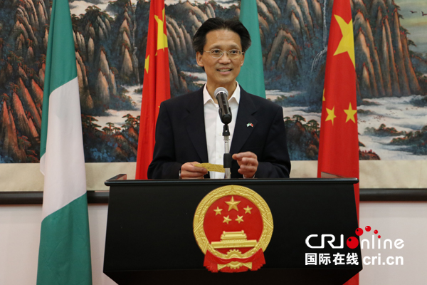顾小杰大使发表离任感言。（摄影：张威伟）