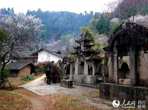 巴中市南江县关门乡墓葬群。(巴中市文联供图)