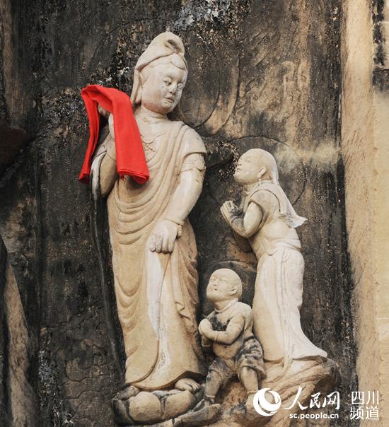 巴中宗教石刻。(巴中市文联供图)