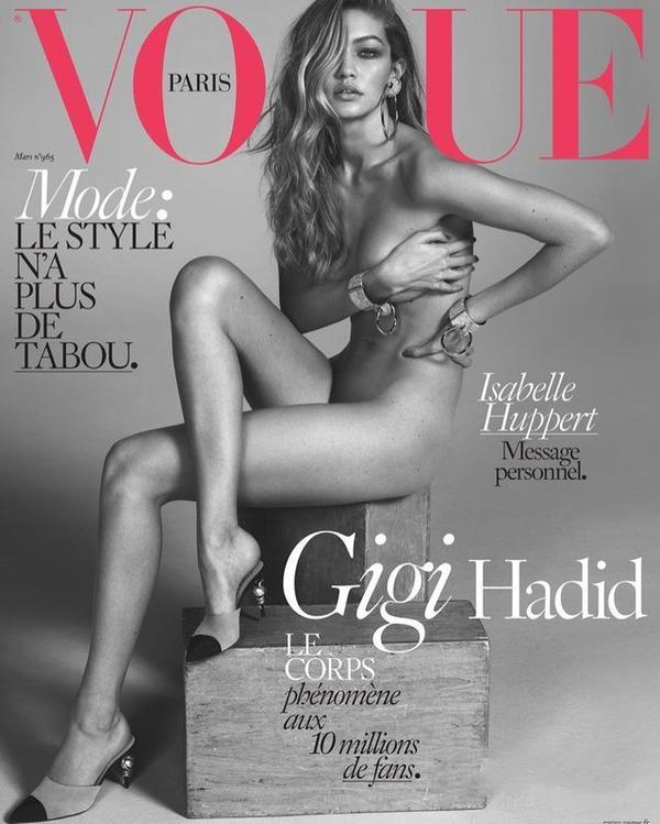Gigi Hadid登《VOGUE》