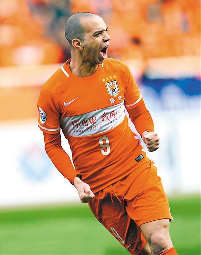 　　鲁能外援塔尔德利　　（资料图片）