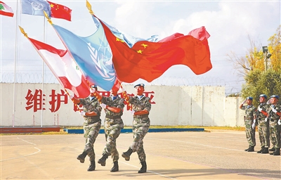 中国赴黎巴嫩维和部队完成轮换交接