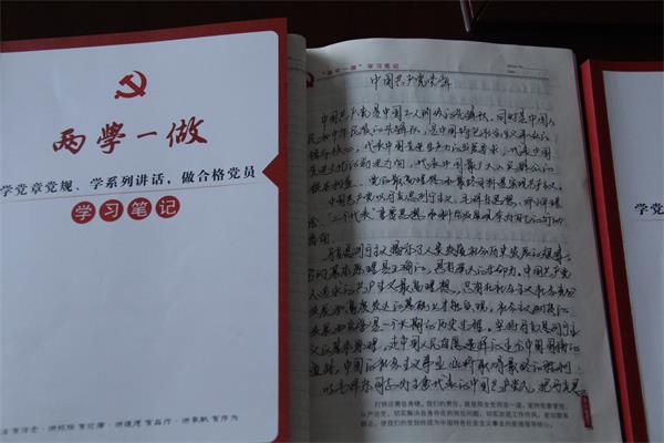 平山县人民检察院 开展 两学一做学习笔记展