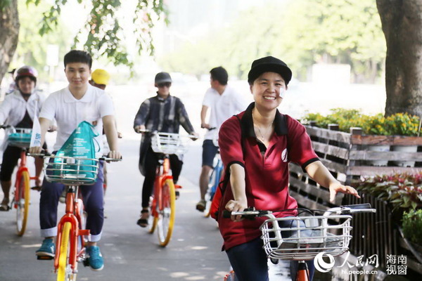 海南省“全国低碳日”活动现场