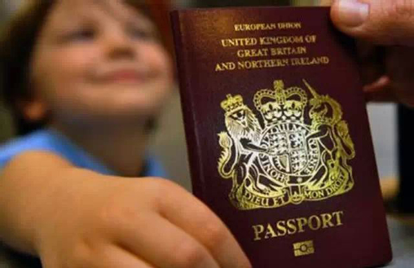 资料图：英国护照