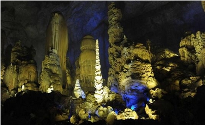 （织金洞世界地质公园。）