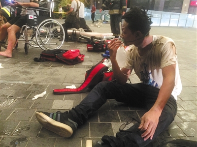 台北列车爆炸20余名旅客受伤 警方称发现长形爆竹(图)