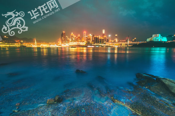 重庆夜景。 廖彬彬摄 华龙网发