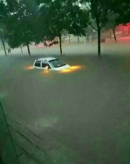 新乡暴雨（网友供图）