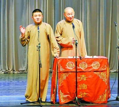 苗阜王声相声说到武汉 接受本报专访吐露心声