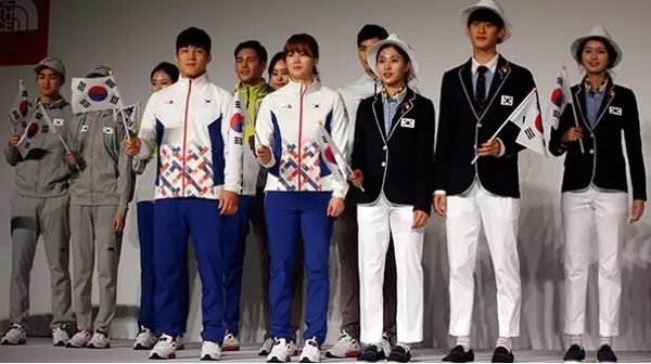 奥运会各国制服大盘点 韩国奥运队服据称可防