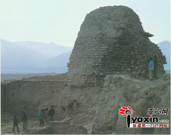 阿拉沟东口鱼儿沟戍堡网络老照片