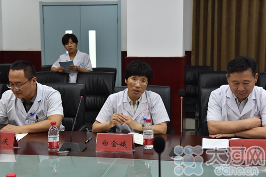 中牟县人民医院院长白金娥介绍院情
