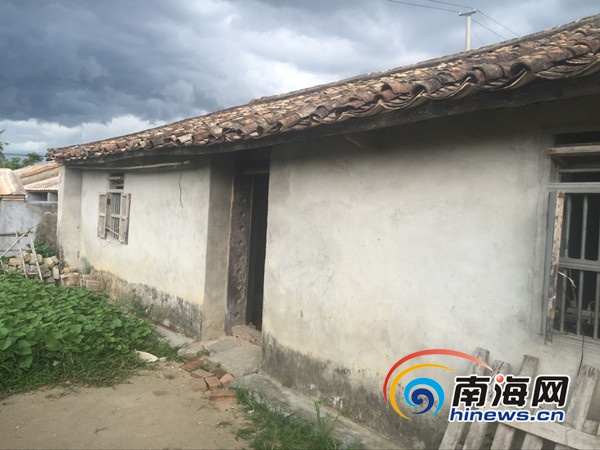 蔡仁鸿家的房子。南海网记者 马伟元 摄
