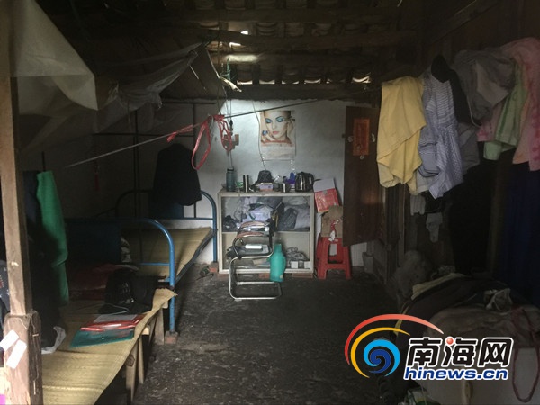 蔡仁鸿的房间。南海网记者 马伟元 摄