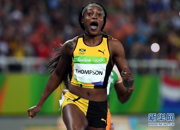 田径女子100米:牙买加选手汤普森夺冠(图)
