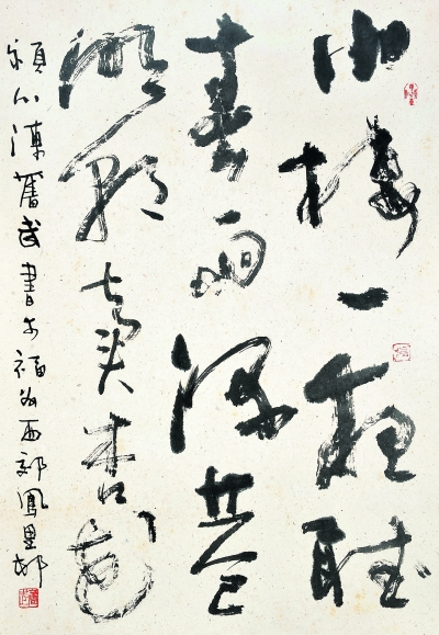 小楼一夜听春雨 深巷明朝卖杏花 98cm×68cm