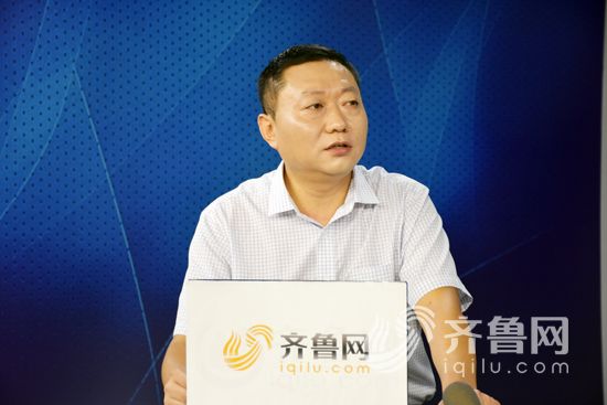 山东鲁润阿胶药业有限公司董事长邓来义(记者 董光强)