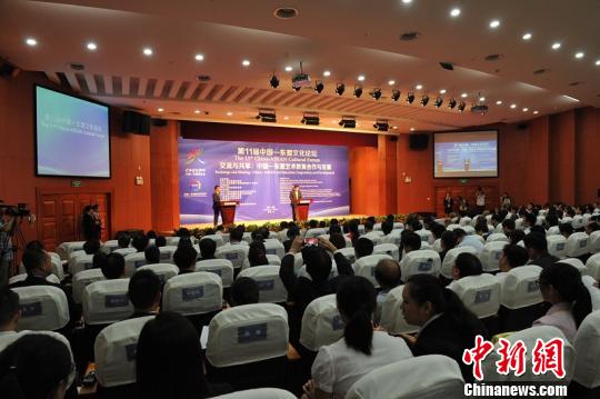 第11届中国-东盟文化论坛10日在广西南宁开幕。　林艳华　摄