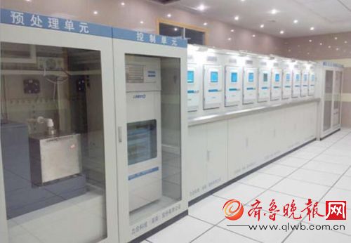 历阳湖检测点内部。齐鲁晚报记者王皇摄